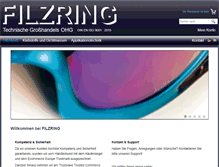 Tablet Screenshot of filzring.de